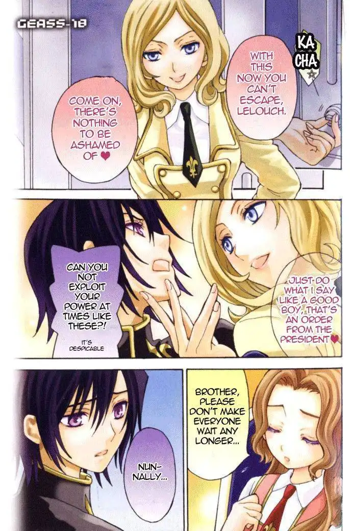 Code Geass: Lelouch of the Rebellion Chapter 18