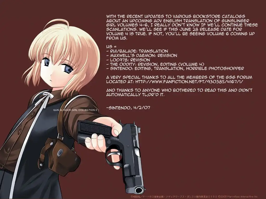 Gunslinger Girl Chapter 23