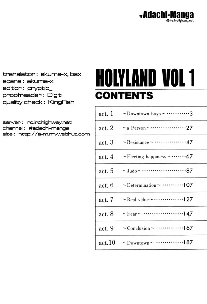 Holyland Chapter 1 2