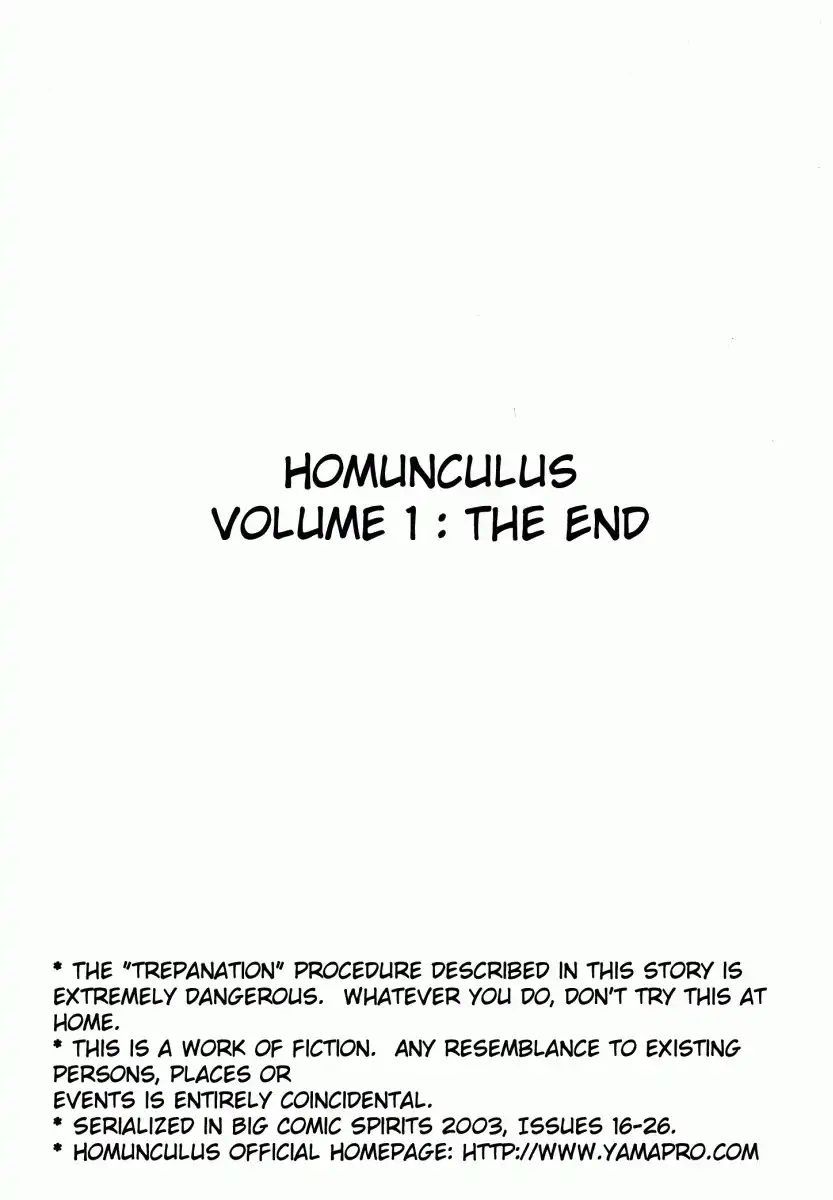 Homunculus Chapter 1