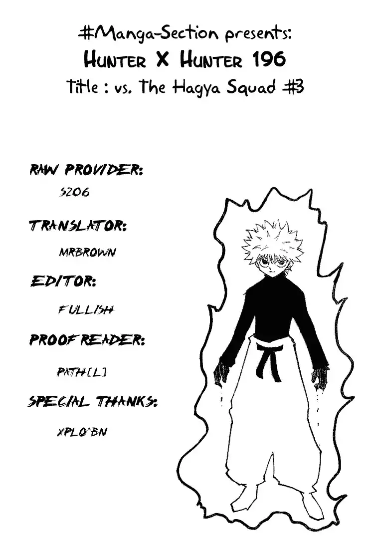 Hunter x Hunter Chapter 196