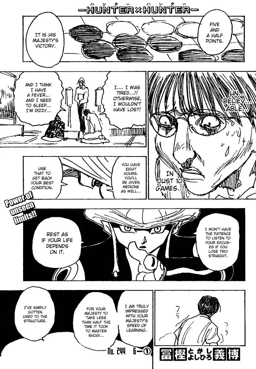 Hunter x Hunter Chapter 244