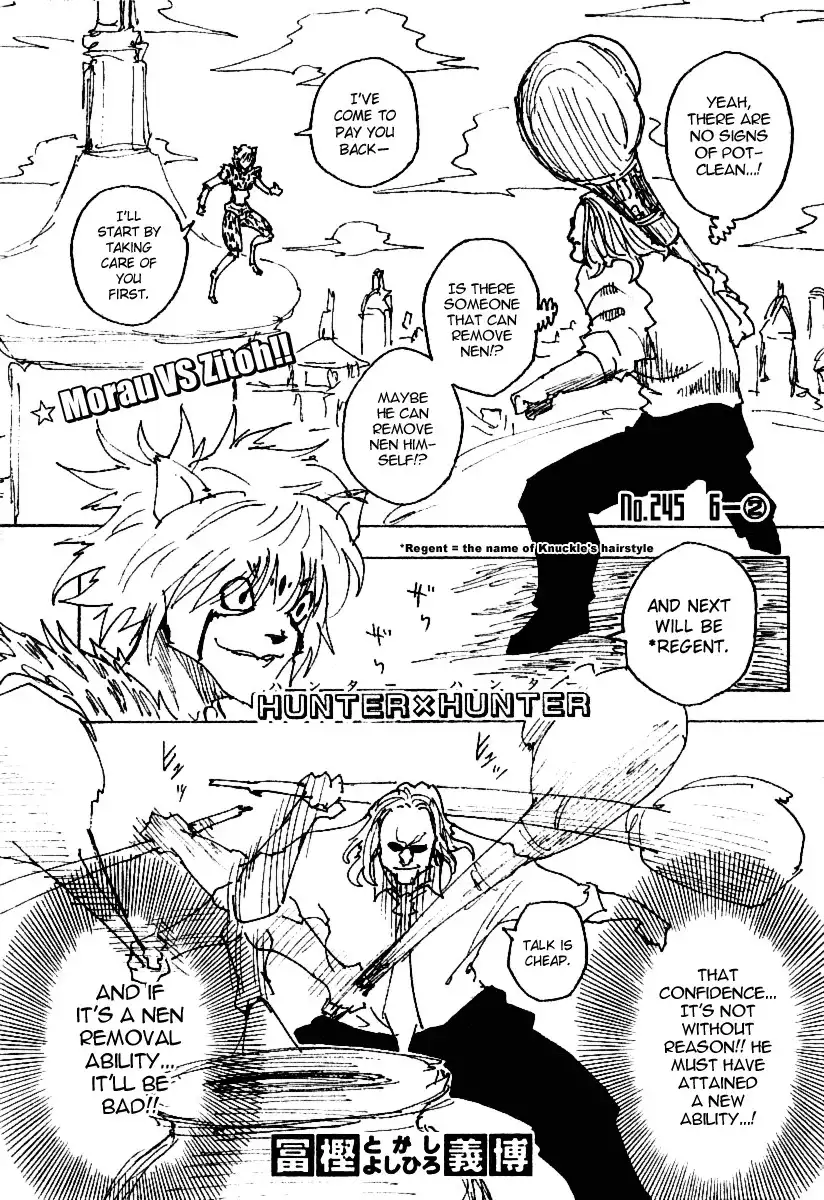 Hunter x Hunter Chapter 245