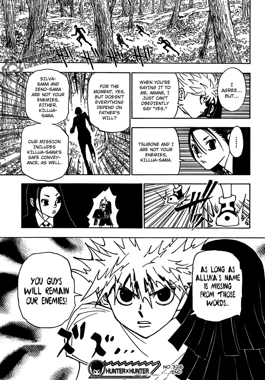 Hunter x Hunter Chapter 326