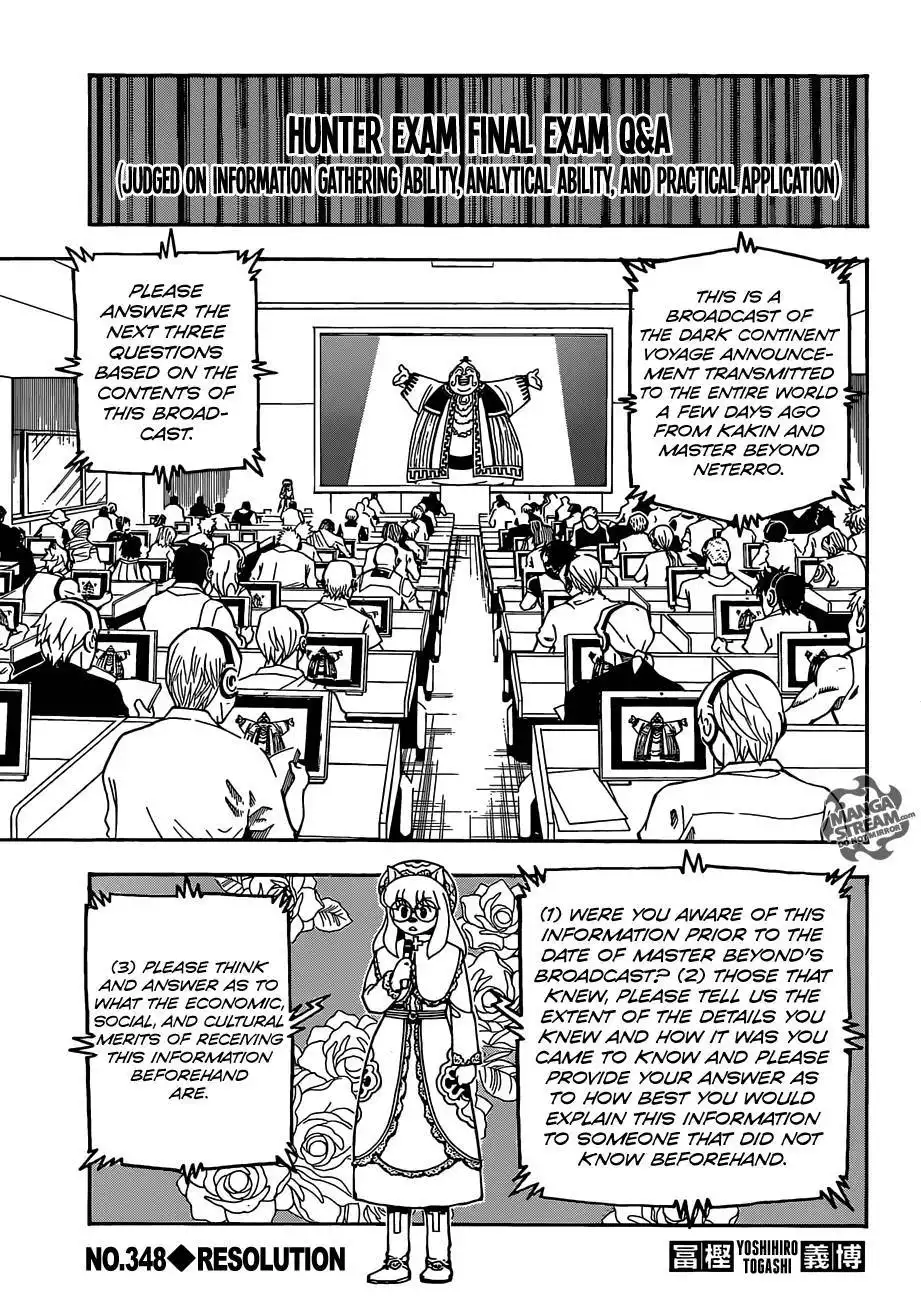 Hunter x Hunter Chapter 348