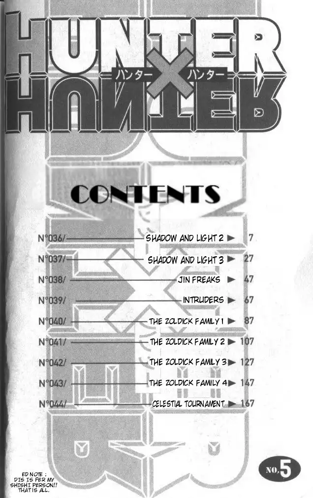 Hunter x Hunter Chapter 36