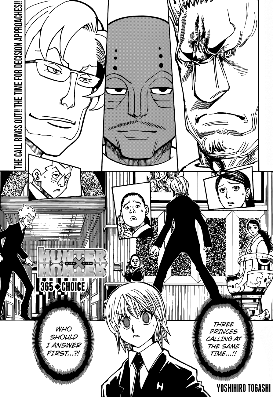 Hunter x Hunter Chapter 365