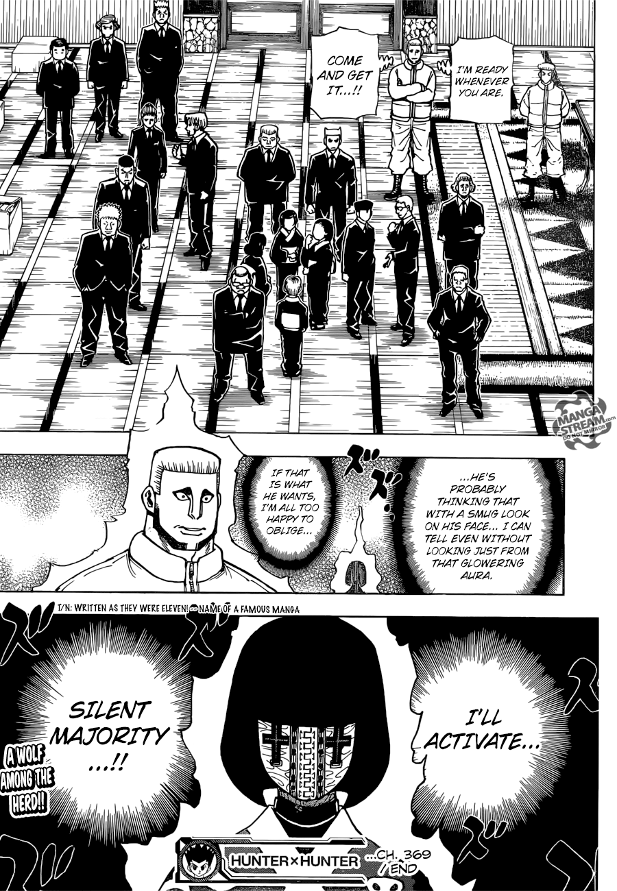 Hunter x Hunter Chapter 369