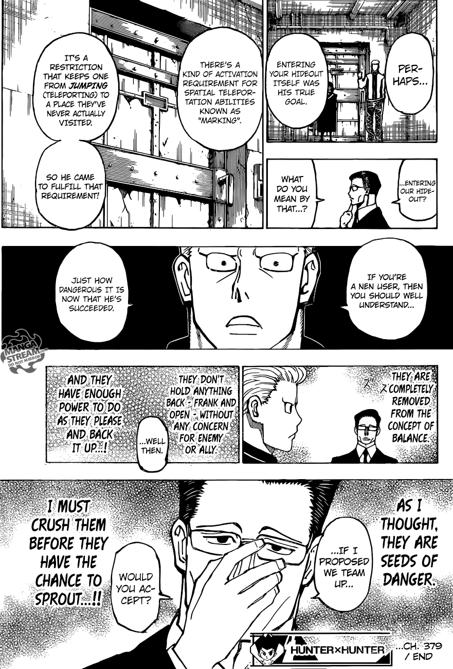 Hunter x Hunter Chapter 379