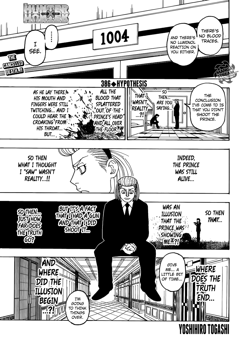 Hunter x Hunter Chapter 386