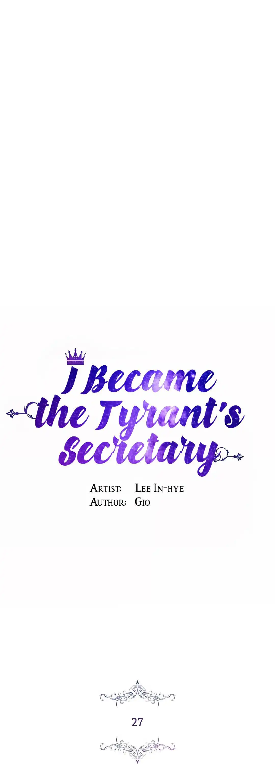 I Became The Tyrant'S Secretary Chapter 27