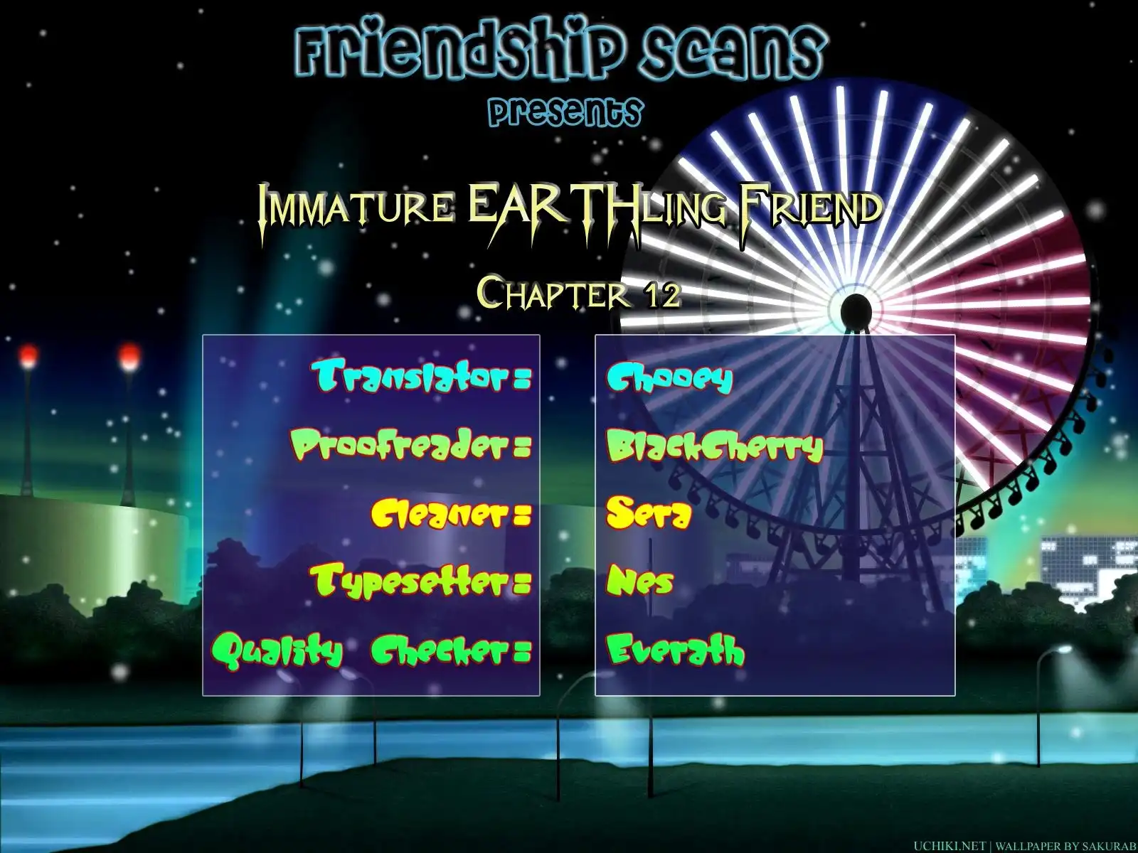 Immature Earthling Friend Chapter 12