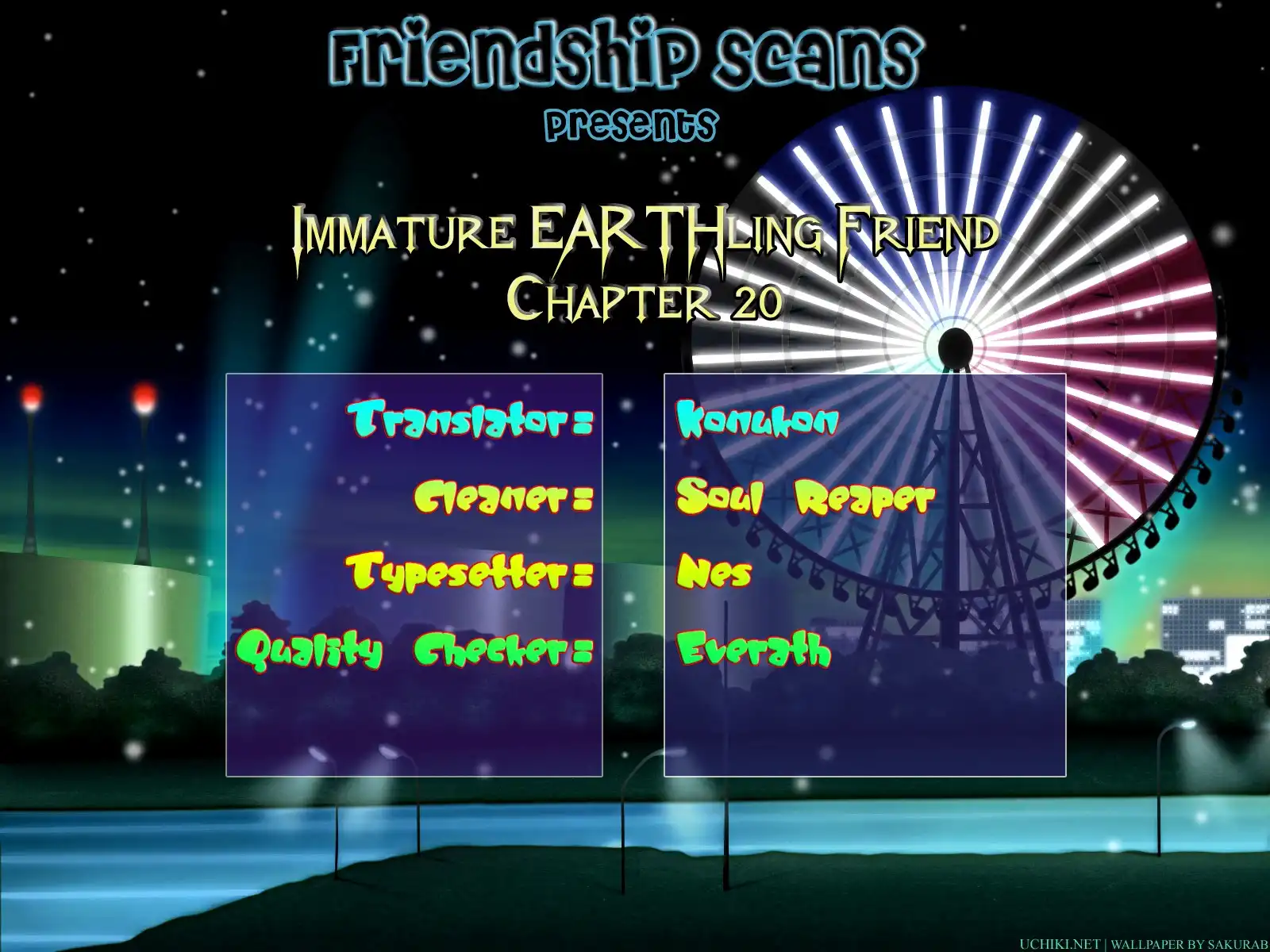 Immature Earthling Friend Chapter 20