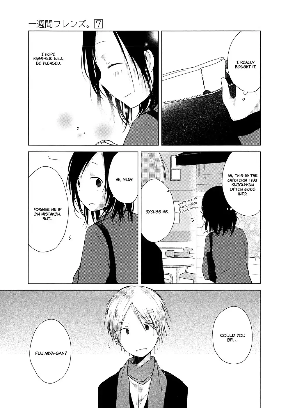 Isshuukan Friends. Chapter 35