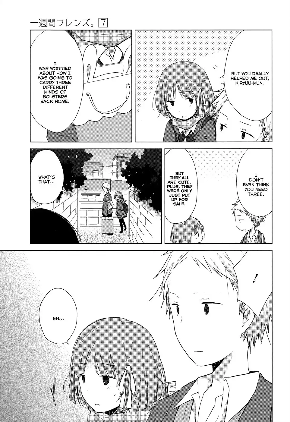 Isshuukan Friends. Chapter 35