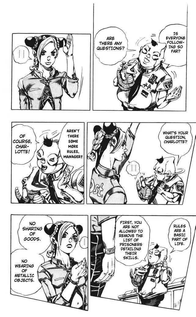 JoJos Bizarre Adventure Part 6: Stone Ocean Chapter 4