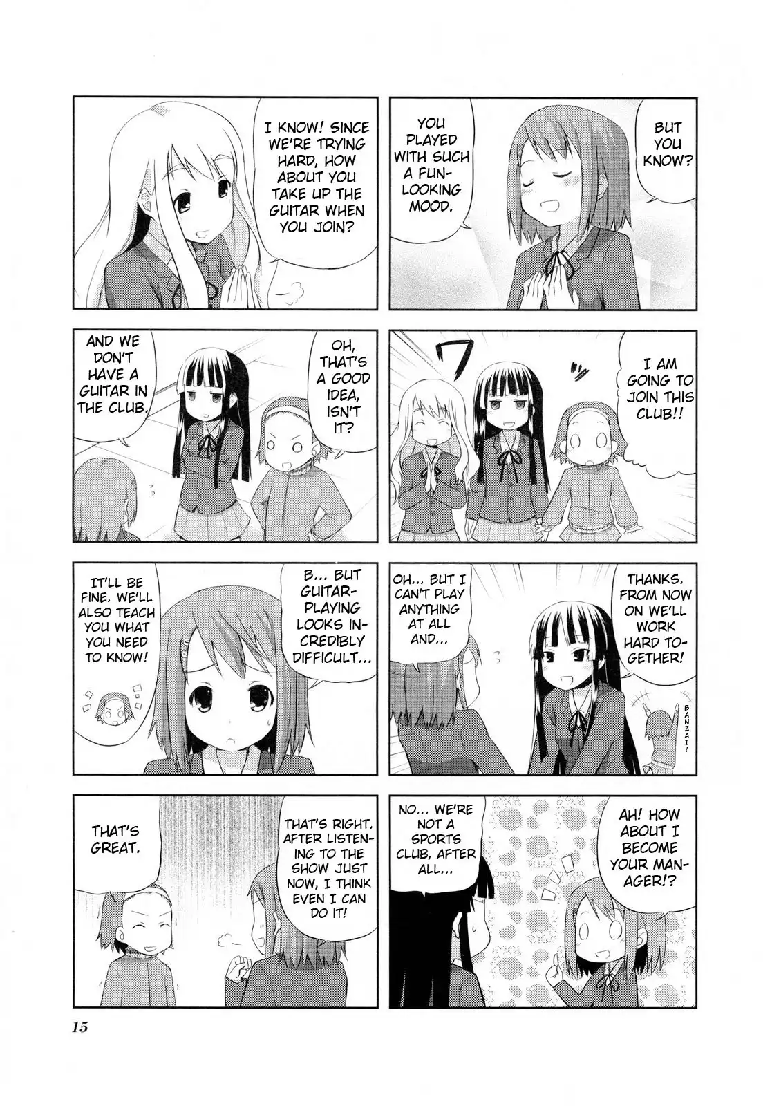 K-ON! Chapter 1