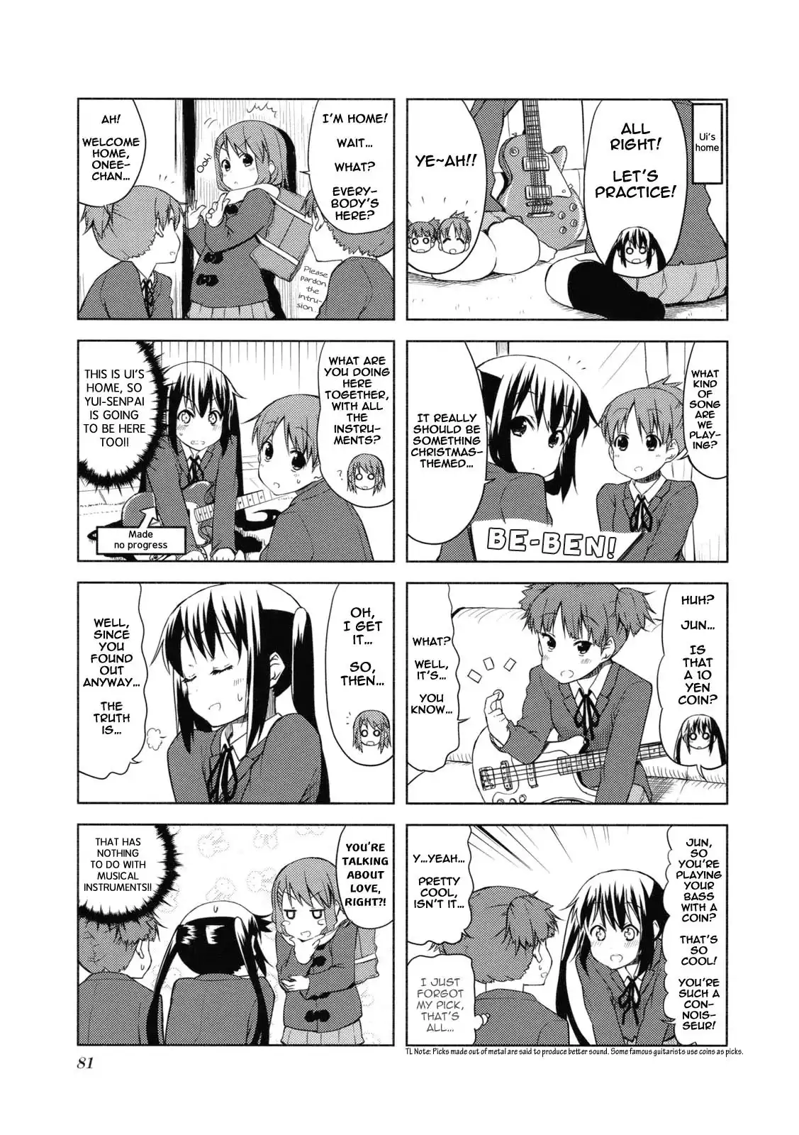 K-ON! Chapter 50