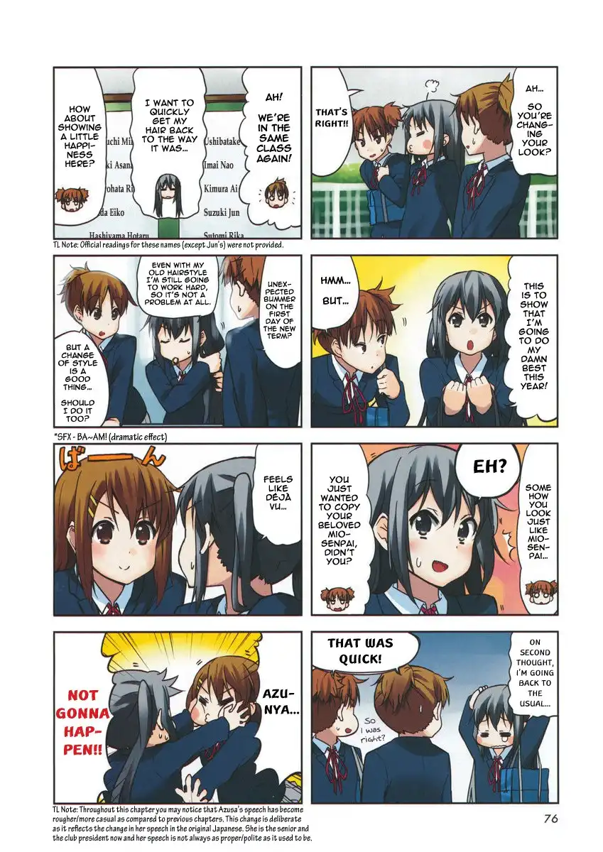 K-ON! Chapter 56