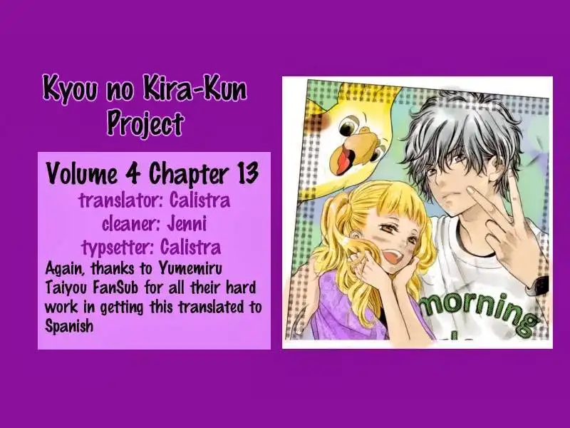 Kyou no Kira-kun Chapter 13