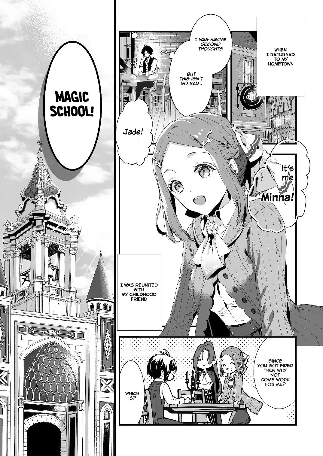 Kyuutei Mahou-shi Kubi ni Nattande,Inaka ni Kaette Mahou-ka no Sensei ni Narimasu Chapter 0