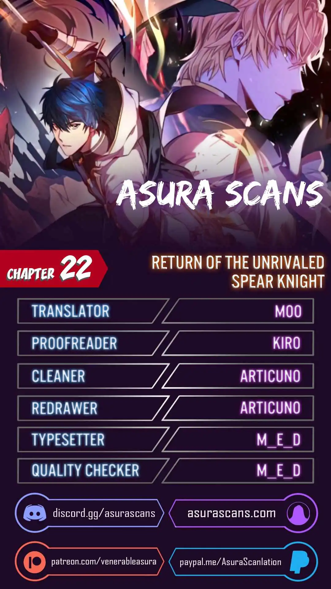 Return of the Legendary Spear Knight Chapter 22