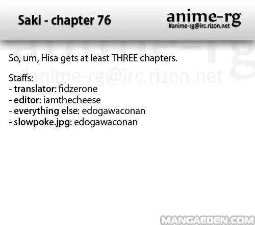 Saki Chapter 75.77