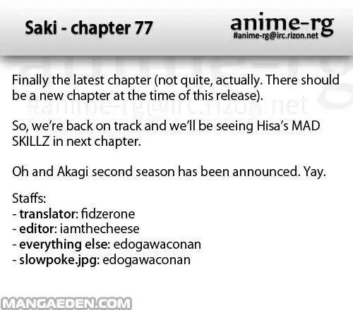 Saki Chapter 75.77