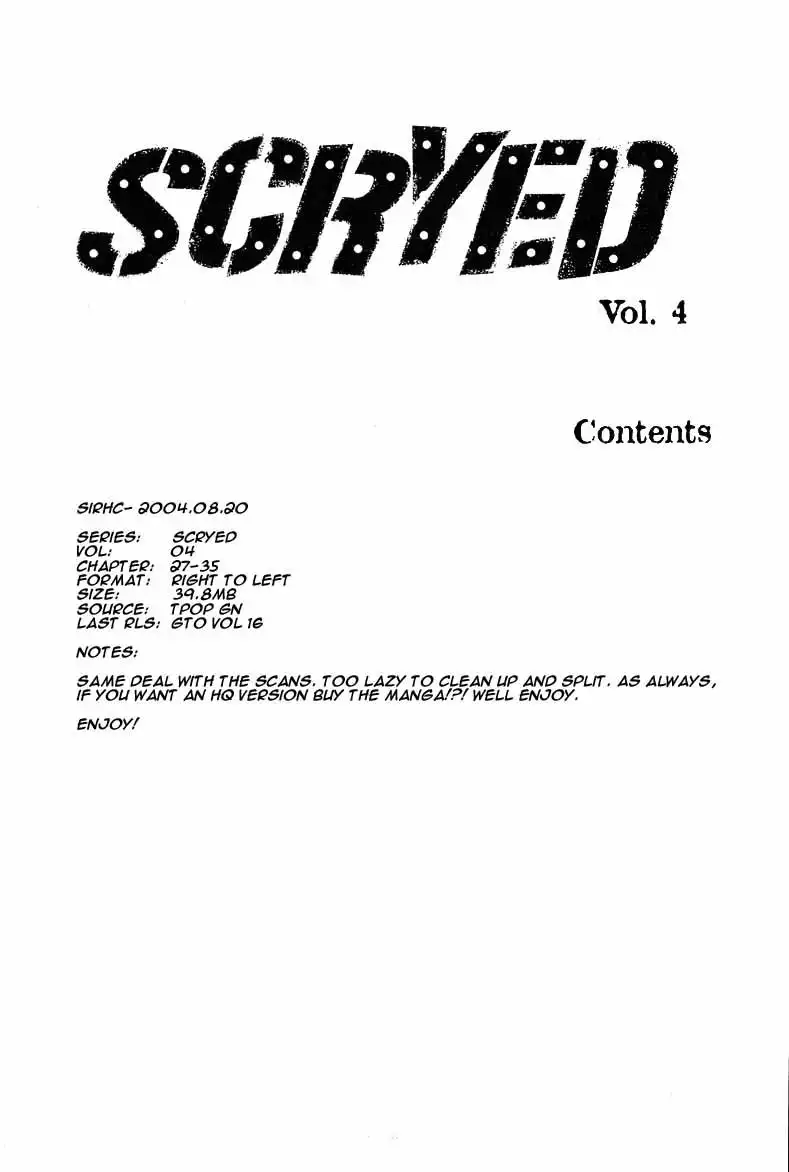 Scryed Chapter 27