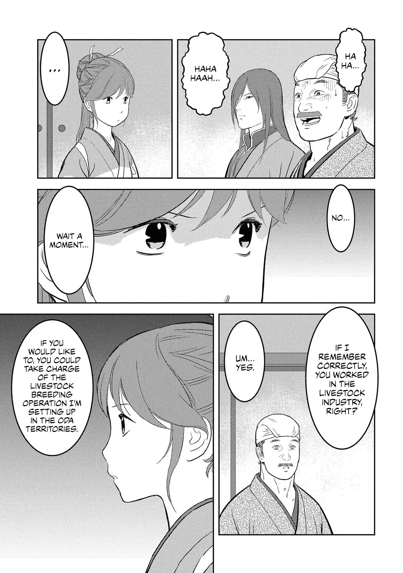 Sengoku Komachi Kuroutan: Noukou Giga Chapter 30