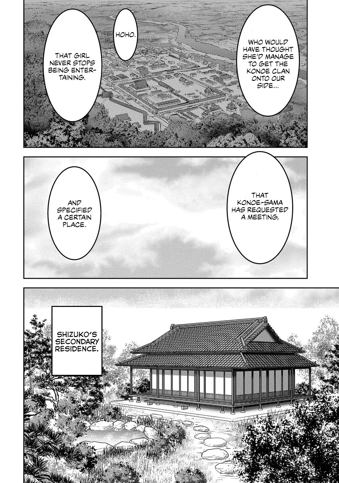 Sengoku Komachi Kuroutan: Noukou Giga Chapter 34