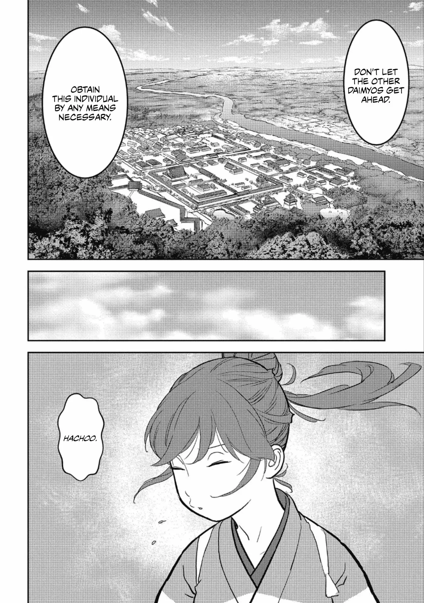 Sengoku Komachi Kuroutan: Noukou Giga Chapter 36