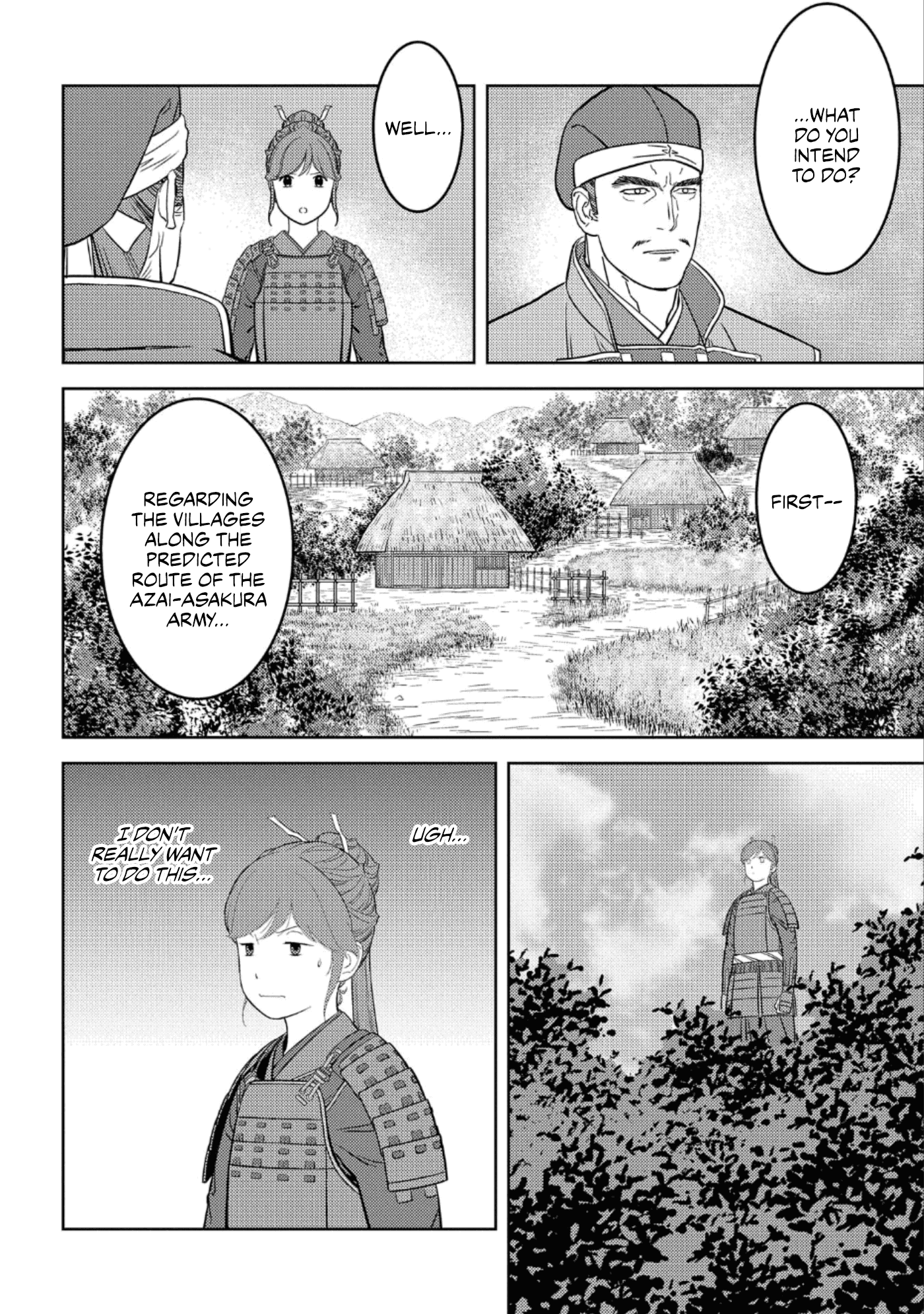 Sengoku Komachi Kuroutan: Noukou Giga Chapter 48