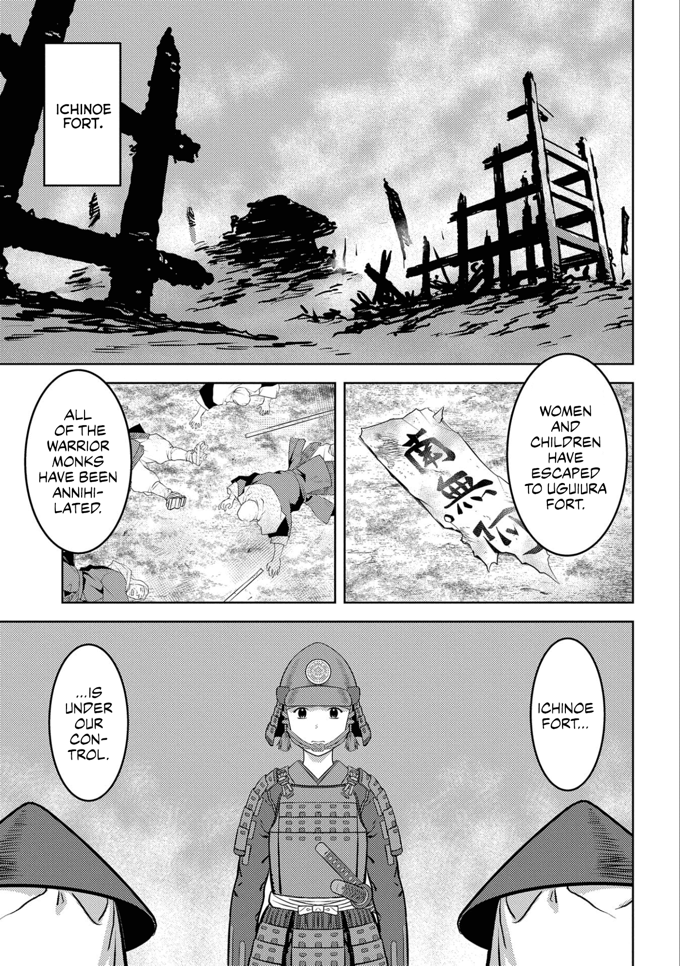 Sengoku Komachi Kuroutan: Noukou Giga Chapter 62