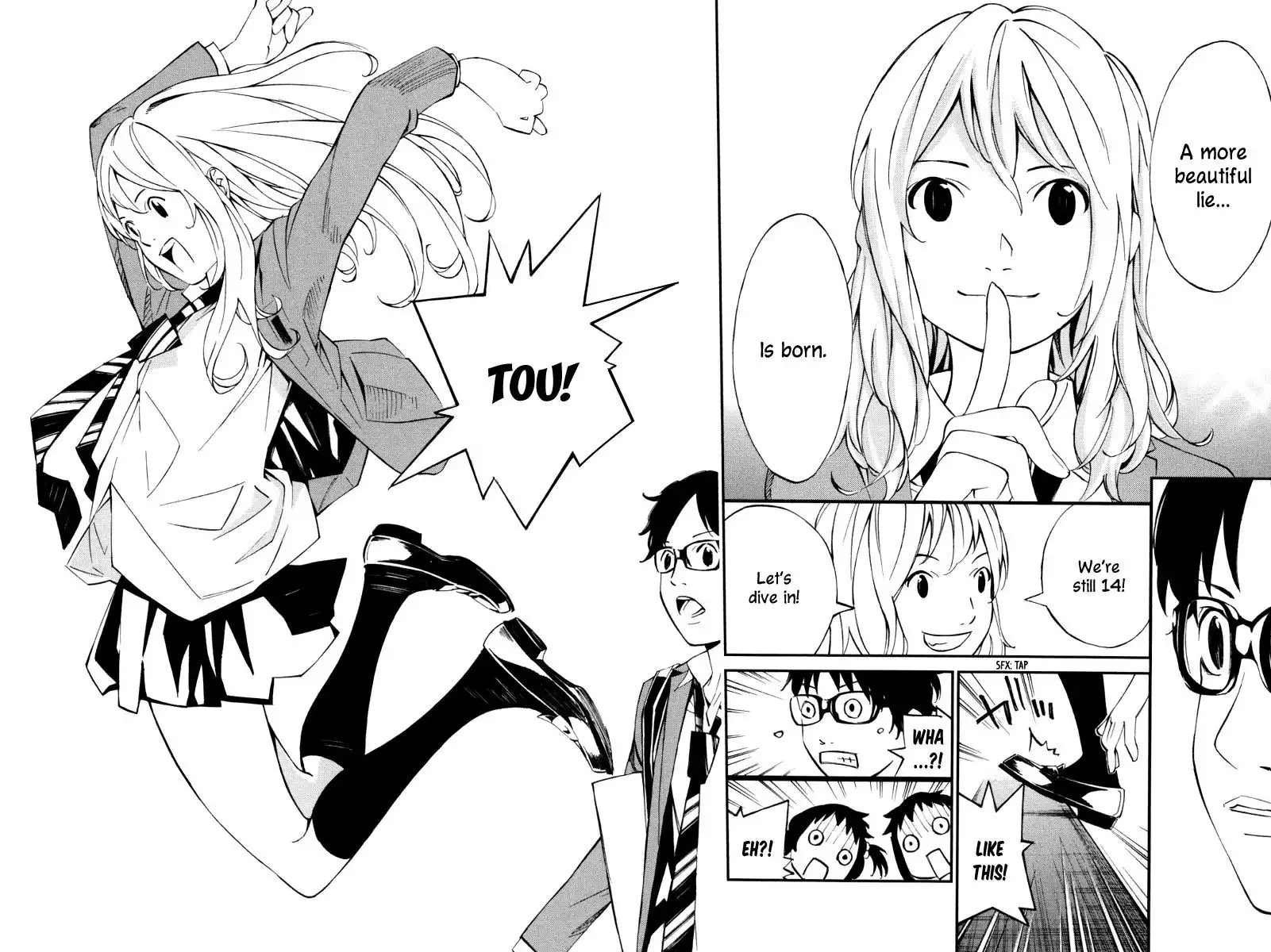 Shigatsu wa Kimi no Uso Chapter 8