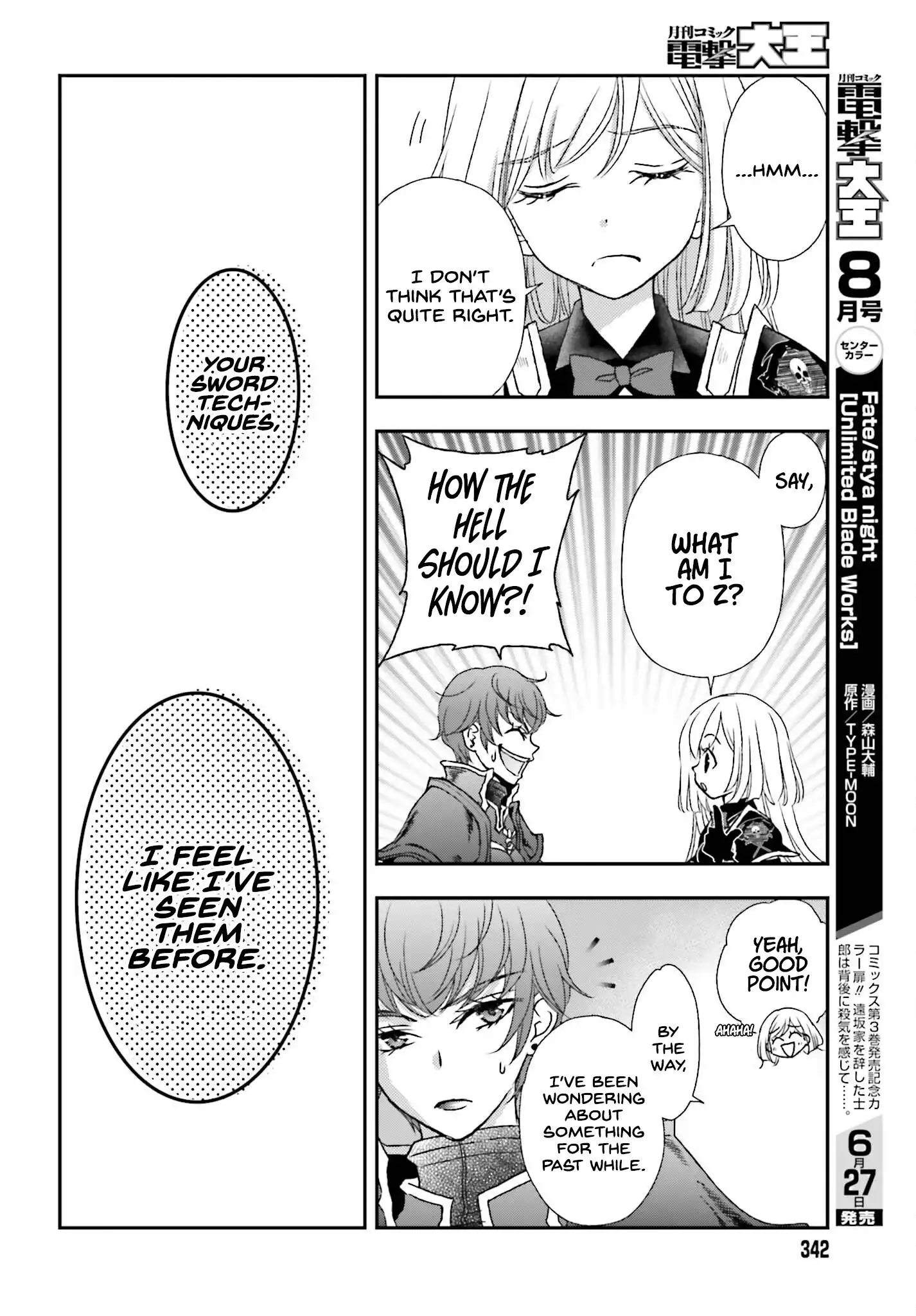 Shinigami ni Sodaterareta Shoujo wa Shikkoku no Tsurugi wo Mune ni Idaku Chapter 38