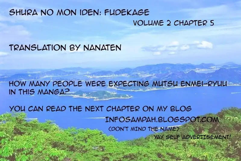 Shura no Mon Iden - Fudekage Chapter 5